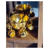 Two Display Cases Filled with Miniatures