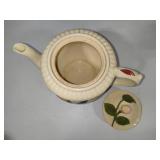 Shawnee Pottery - Pennsylvania Dutch Teapot and Large Salt & Pepper Shakers