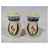 Shawnee Pottery - Pennsylvania Dutch Teapot and Large Salt & Pepper Shakers