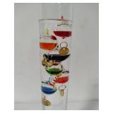 Galileo Tall Glass Thermometer