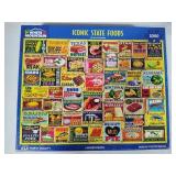 Two White Mountain 1000pc Puzzles - Complete -
