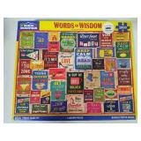 Two White Mountain 1000pc Puzzles - Complete -