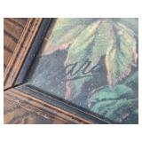 Pears "Over the Garden Wall" Antique Framed Art