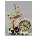 Red Wing Clown Clock - In Working Order