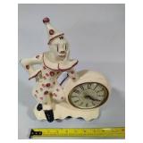 Red Wing Clown Clock - In Working Order