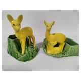 Shawnee Pottery - Yellow Fawn Planters