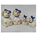 Shawnee Pottery - Muggsy Dog Salt & Pepper Sets