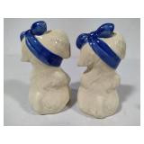 Shawnee Pottery - Muggsy Dog Salt & Pepper Sets