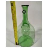 Hand Blown Italian Decanter w/Ice Chamber
