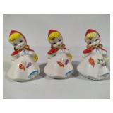 Hull Pottery - Little Red Riding Hood Salt & Pepper Shakers