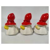 Hull Pottery - Little Red Riding Hood Salt & Pepper Shakers