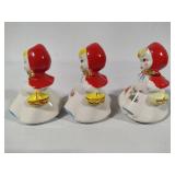 Hull Pottery - Little Red Riding Hood Salt & Pepper Shakers