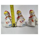Hull Pottery - Little Red Riding Hood Salt & Pepper Shakers