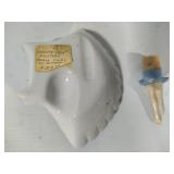 Naughty Nodder Vintage Shell Ashtrays