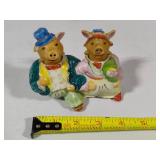 Nodder Vintage Salt & Pepper Shakers
