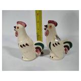 Shawnee Pottery - Chanticlear Rooster Pitcher, Tall and Short Salt & Pepper Shaker Sets
