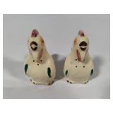 Shawnee Pottery - Chanticlear Rooster Pitcher, Tall and Short Salt & Pepper Shaker Sets
