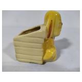 Shawnee Pottery - Pekingese & Hound Planter