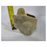 Shawnee Pottery - Pekingese & Hound Planter