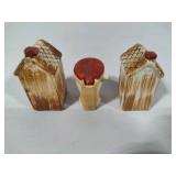 Outhouse Salt, Pepper & Mustard Set