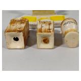 Outhouse Salt, Pepper & Mustard Set
