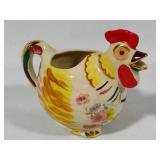 Shawnee Pottery - Chanticleer Golden Rooster Pitcher and Matching Tall Salt & Pepper Shaker Set