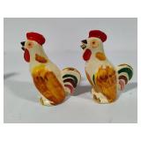 Shawnee Pottery - Chanticleer Golden Rooster Pitcher and Matching Tall Salt & Pepper Shaker Set