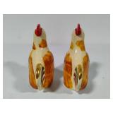 Shawnee Pottery - Chanticleer Golden Rooster Pitcher and Matching Tall Salt & Pepper Shaker Set