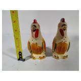 Shawnee Pottery - Chanticleer Golden Rooster Pitcher and Matching Tall Salt & Pepper Shaker Set
