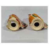 Shawnee Pottery - Chanticleer Golden Rooster Pitcher and Matching Tall Salt & Pepper Shaker Set