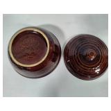 MarCrest Daisy Dot Stoneware Pot w/Lid