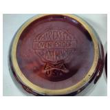 MarCrest Daisy Dot Stoneware Pot w/Lid