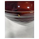 MarCrest Daisy Dot Stoneware Pot w/Lid