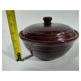 MarCrest Daisy Dot Stoneware Pot w/Lid