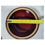 MarCrest Daisy Dot Stoneware Pot w/Lid