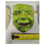 Ceramic Comedy/Tragedy Hanging Masks