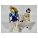 Ceramic Art Studio (CAS) Duck Vase & Shelf Sitters