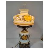 Gone with the Wind Large Hand Painted Hurricane Lamp