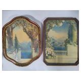 Art Deco Framed Antique Art Pieces by Robert Atkinson Fox