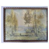 Gustave Wiegand Landscape Framed Art