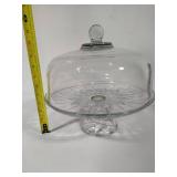 Anchor Hocking 2pc Footed Cake Stand