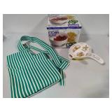 Useful Kitchen Tools - Apron, Scale & Fat/Gravy Separator