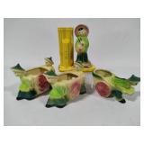 Shawnee Pottery - Asian Themed Planters