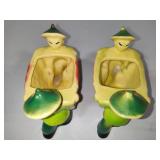 Shawnee Pottery - Asian Themed Planters