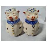 Shawnee Pottery - Assorted Winnie & Smiley Pig Salt & Pepper Shakes - Some Sets