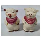 Shawnee Pottery - Assorted Winnie & Smiley Pig Salt & Pepper Shakes - Some Sets