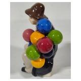 McCoy 1940s Clown Cookie Jar & Balloon Man Figurine