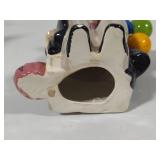 McCoy 1940s Clown Cookie Jar & Balloon Man Figurine