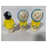 Ceramic Art Studio (CAS) Asian Salt & Pepper Shakers