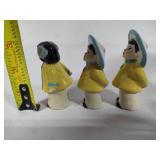 Ceramic Art Studio (CAS) Asian Salt & Pepper Shakers